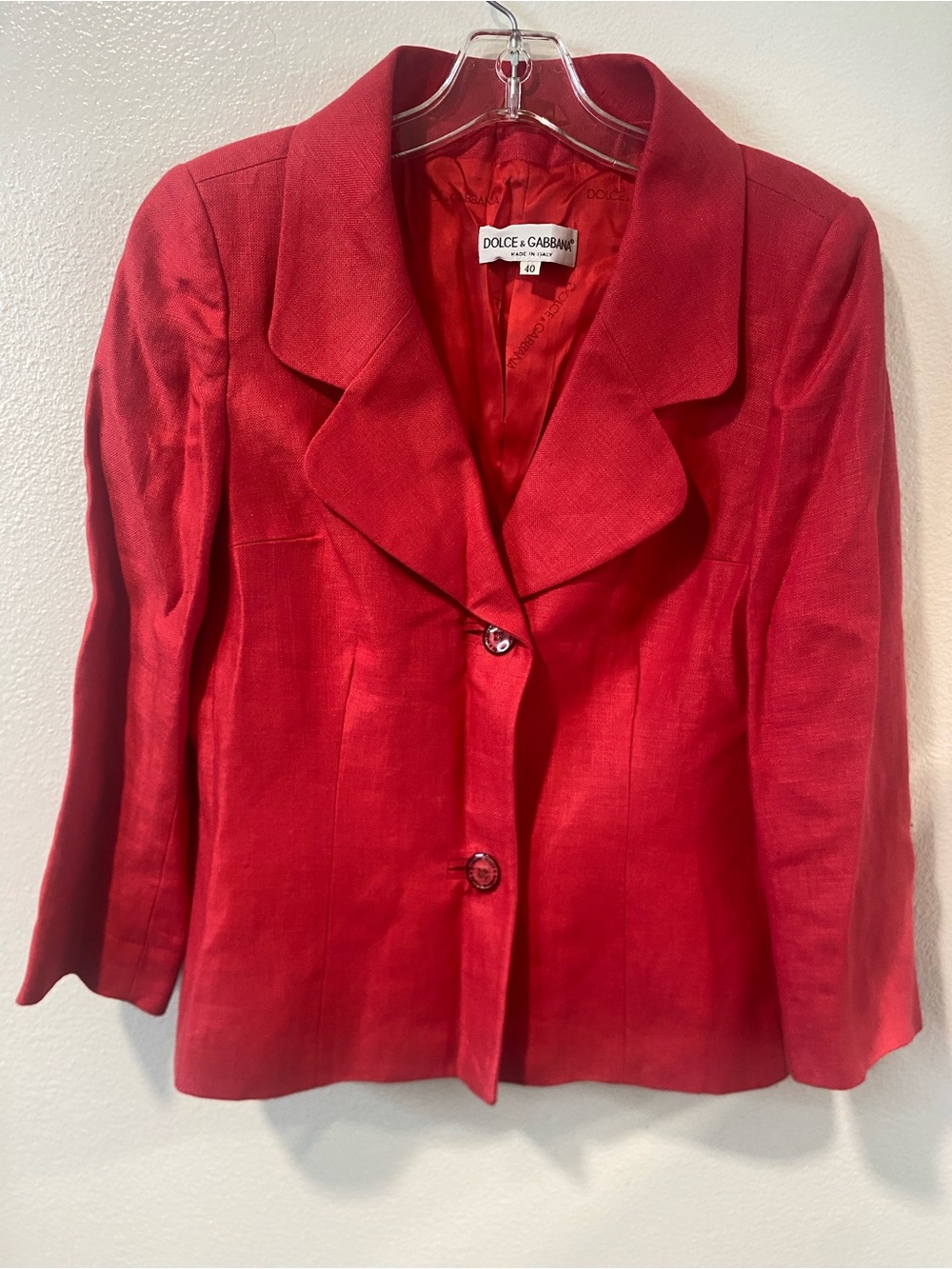 Dolce & Gabbana Blazer Jacket Womens Size 40 workwear